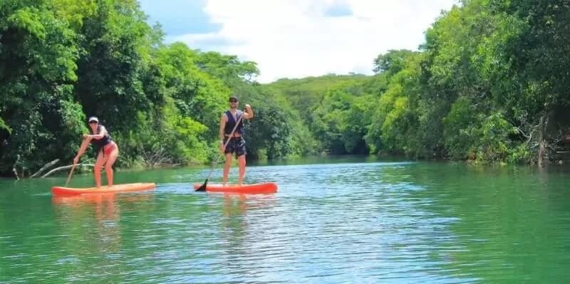 Onde tem stand up paddle em Bonito MS? 3 stand up paddle eco park